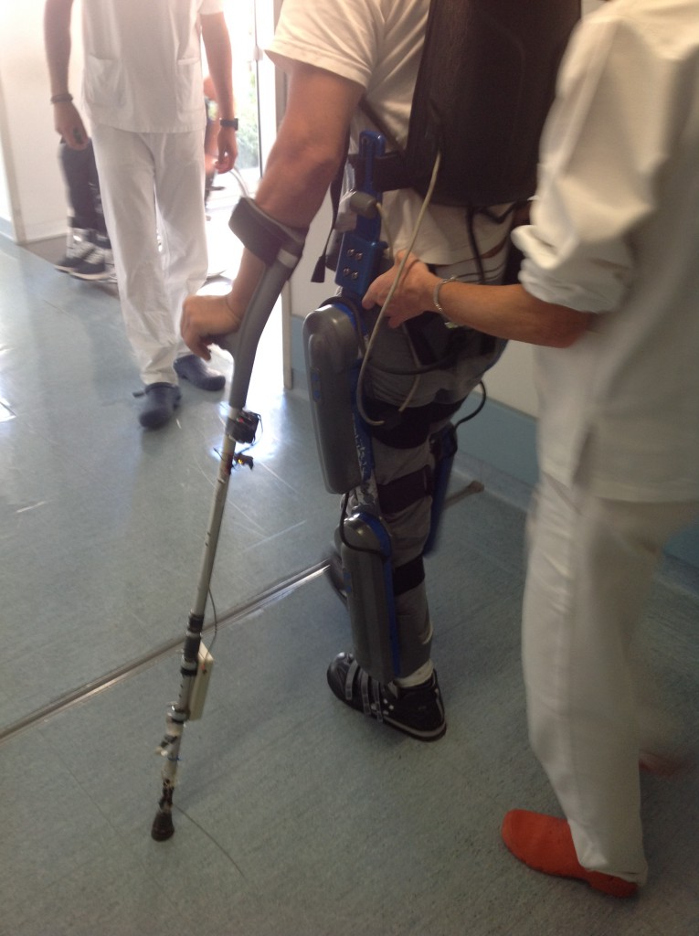Wireless Instrumented Crutches for Force and Tilt Monitoring in Lower Limb Rehabilitation